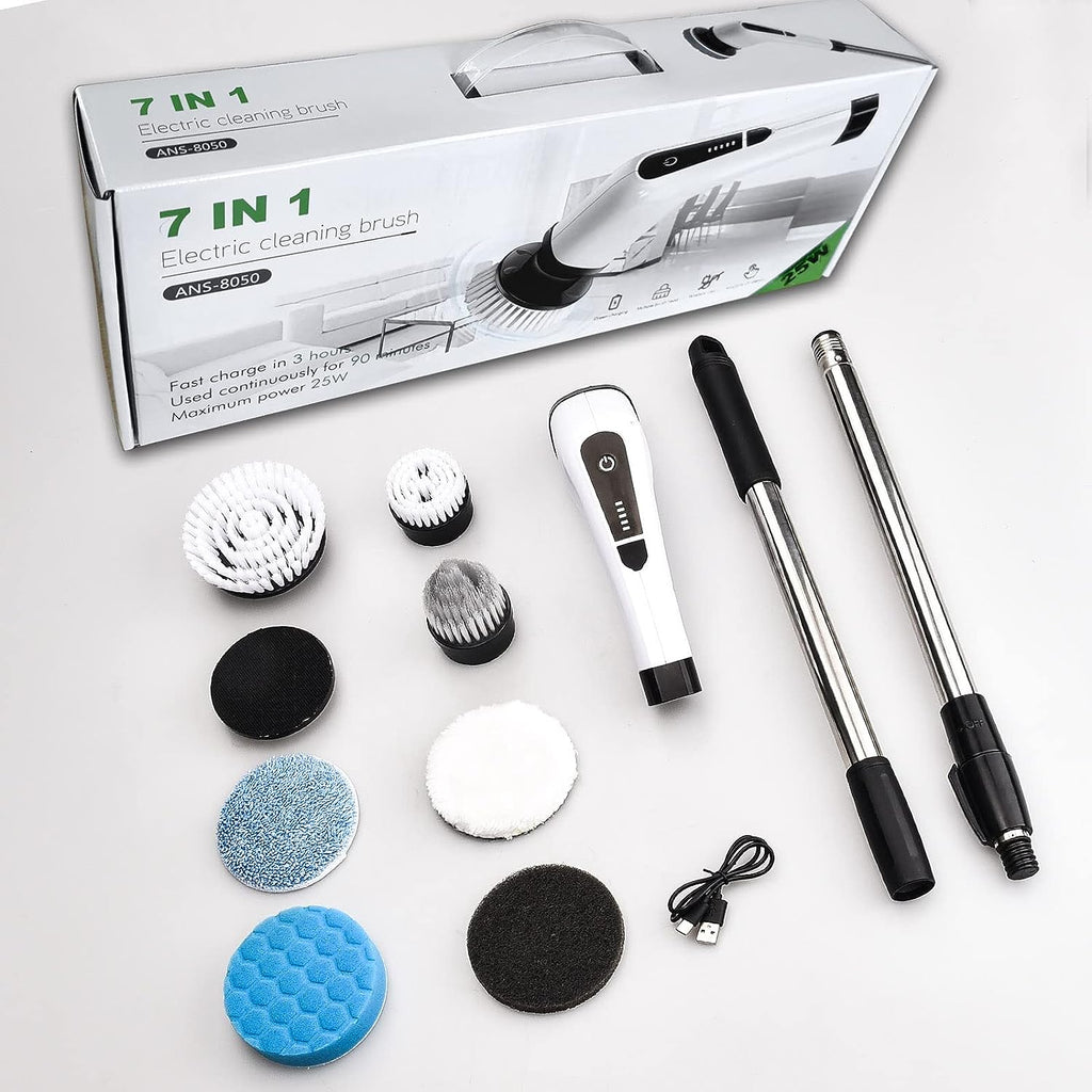 Electric Spin Scrubber 7-in-1