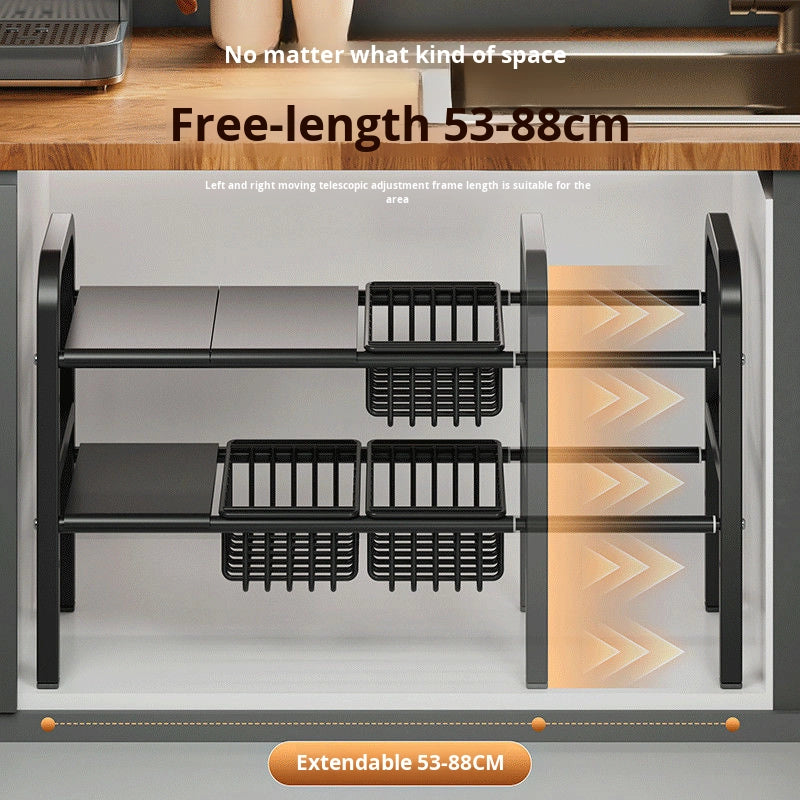 Under-Sink Organizer 2-Tier