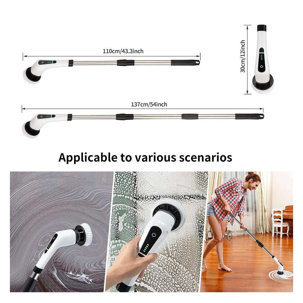 Electric Spin Scrubber 7-in-1