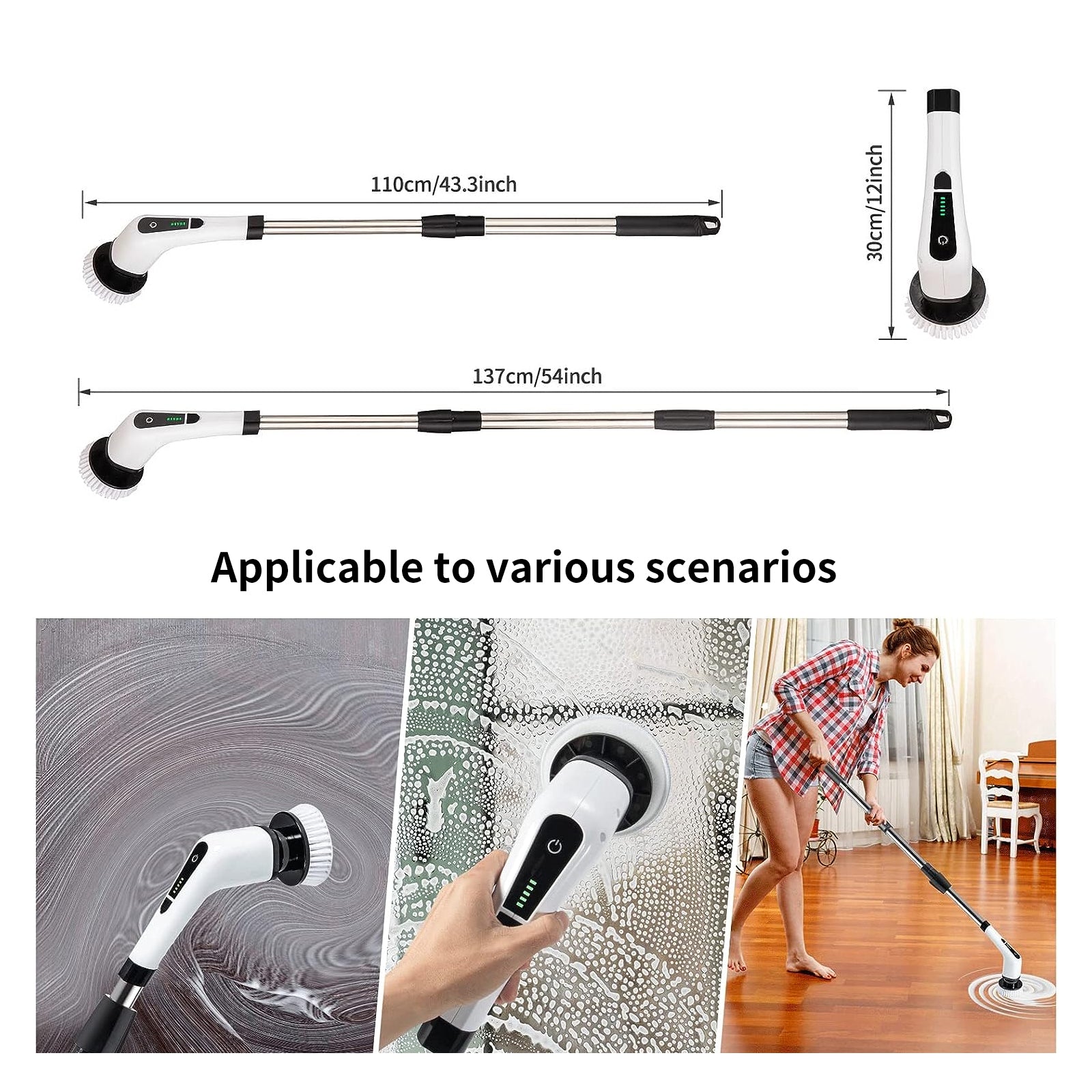 Electric Spin Scrubber 7-in-1