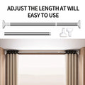 Tension Shower Curtain Rod - No Drill Adjustable S