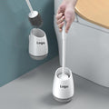Wall-Mounted Toilet Brush Set - No-Drill Adhesive 