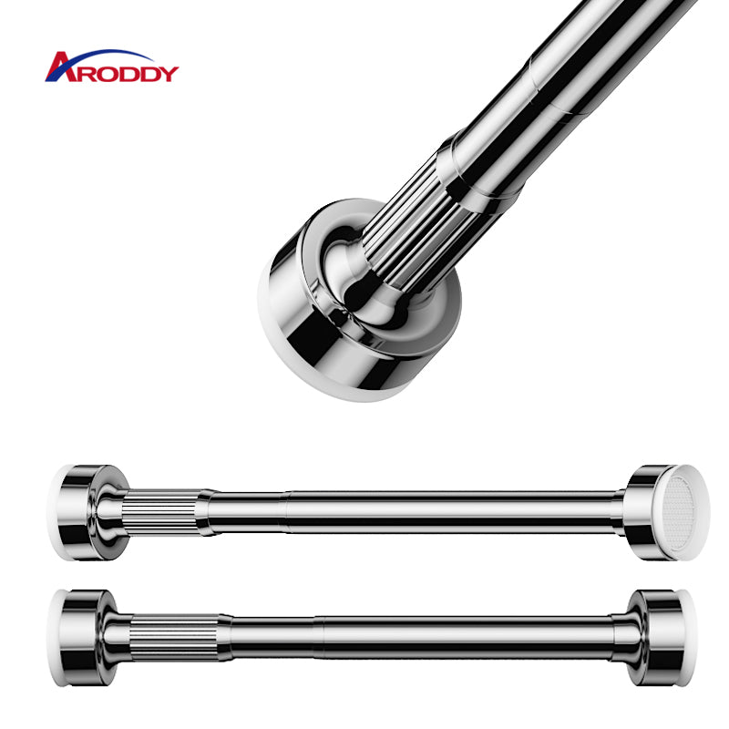 Tension Shower Curtain Rod - No Drill Adjustable S