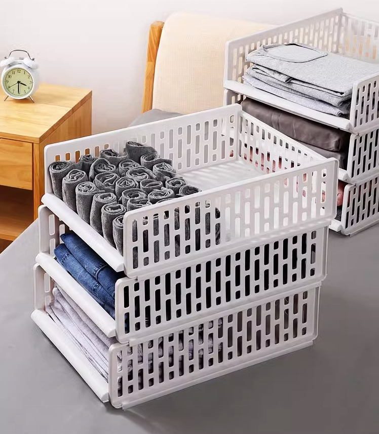 Wardrobe Closet Organizer Set (4-Pack) - Stackable