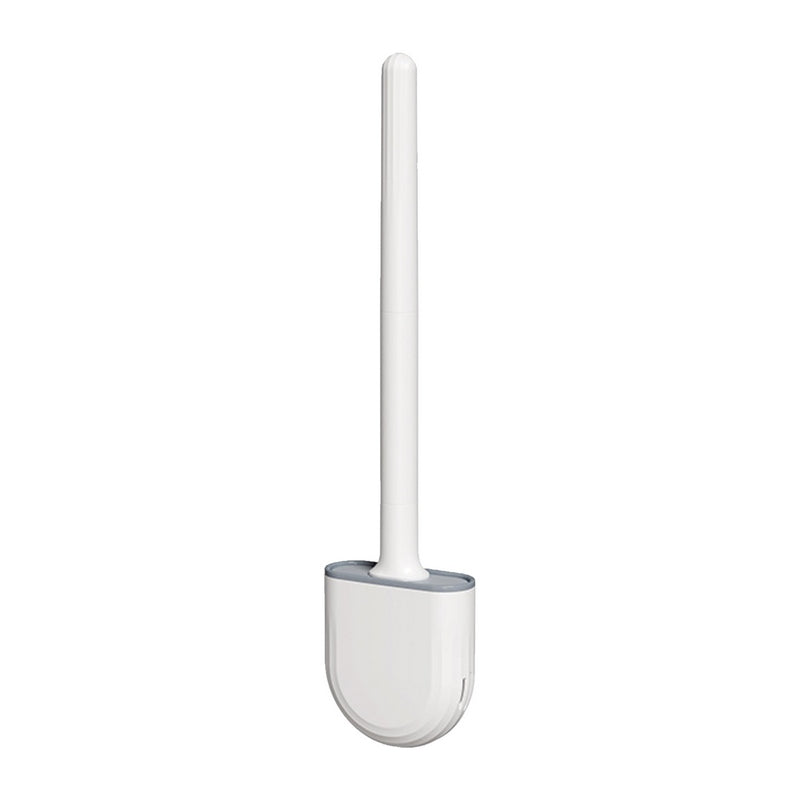 Wall-Mounted Toilet Brush Set - No-Drill Adhesive 