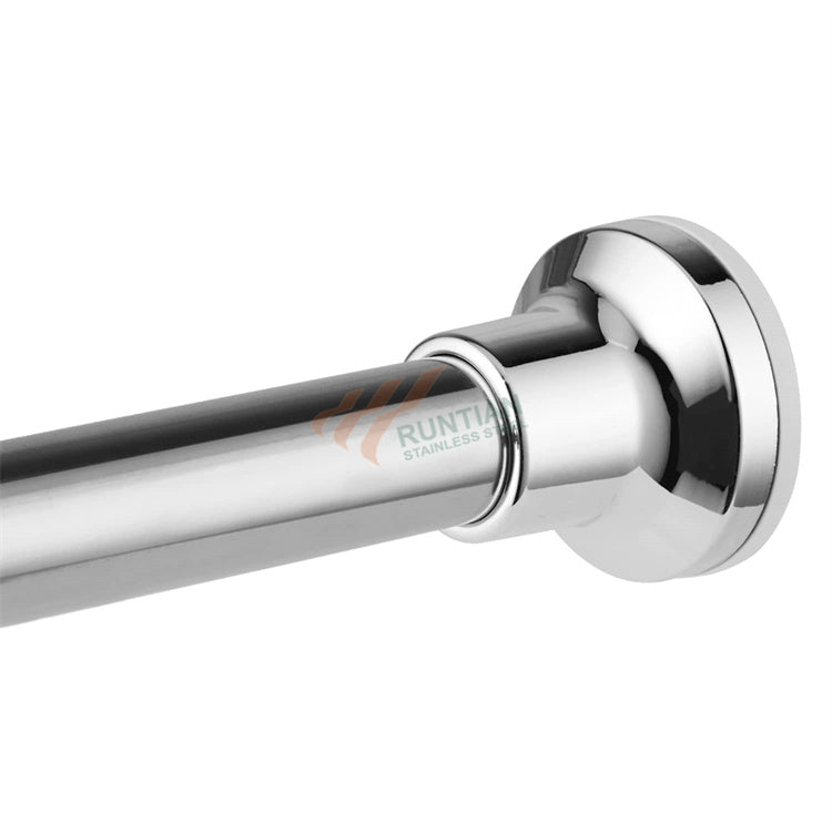 Tension Shower Curtain Rod - No Drill Adjustable S