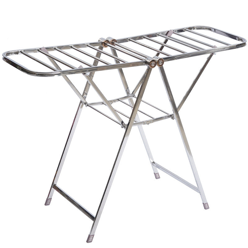 Foldable Clothes Drying Rack - 3-Tier Stainless St