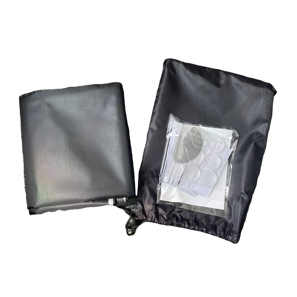 No-Drill Blackout Curtain - Portable Adhesive Wind